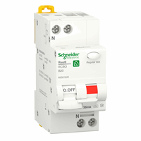 Schneider Electric R9D01620 - resi9 aardlekautomaat 1p+n b20 30ma