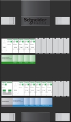 Schneider Electric Resi9 groepenverdeler 7-groeps + fornuisgroep 1-fase
