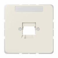 Jung 569-1NWE - inzetplaat 1xmj creme wit cd