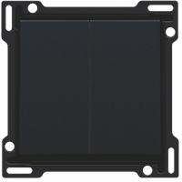 Niko 161-61505 - wipplaat voor serieschakelaar mat zwart