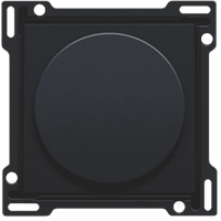 Niko 161-31000 - knopset voor dimmers mat zwart