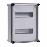 Eaton 1860548 - Lege kast, vast deksel hoedprofiel 2 slots K434 verticaal