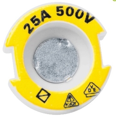 Hager LE27P25 - passchroef geel dii - 25a