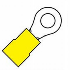 Klemko 101030 - Perskabschn ringkabelschoen a4610r 6mm2 ds100