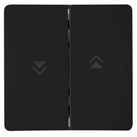 Kopp 334477002 - HK05 - wip dubbel met pijlen opdruk mat-zwart