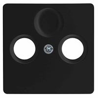 Kopp 334950006 - hk05 - afdekplaat coax mat-zwart