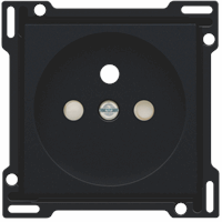 Niko 161-66601 - Afwerkingsset voor stopcontact met penaarde en beschermingsafsluiters