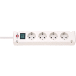 Brennenstuhl 1150650124 - stekkerdoos 4-voudig wit 1.5mtr kabel 3x1,5mm2