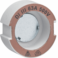 Hager LE33P63 - d-passchroef koperkleurig s iii - 63 a