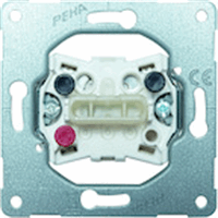 Peha 00190611 - Wipschakelaar 1-polig/wissel 10A basis met klauwen D516