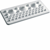 Hager FZ426 - Kabelinvoerflens universeel, univers, IP44/54