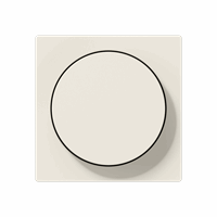 Jung A1740 - inzetplaat dimmer + knop creme wit a500 (voor moerbevestiging)