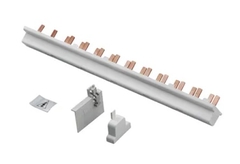 Vork kamrail 12-module 6x 2-polig tbv aardlekautomaat 1-fase