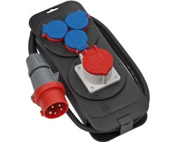 Brennenstuhl - 1151600010 - Stroomverdeler 2 meter IP44 5x1,5mm² neopreen