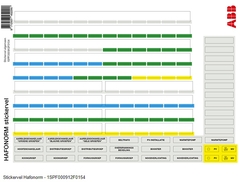 ABB 1SPF000912F0154 - stickervel instal.kast