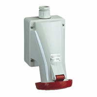 Schneider Electric 83171 - pratika - wandcontactdoos - gehoekt - 3p+n+a - 32a - 380-415v ac - 6h