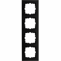 Kopp 407150007 - hk07 pure - afdekraam 4-voudig mat-zwart