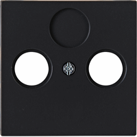 Kopp 490950007 - hk07 - afdekplaat tv/fm mat-zwart