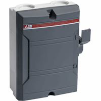 ABB BW440TPSN - 2CMA142409R1000 - Werkschakelaar / lastscheider 4P 40A donker grijze behuizing kabelinvoer