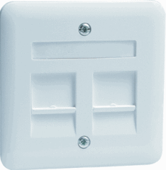Peha 00752411 - centraalplaat data modulair jack 80.610.02mj2na levend wit
