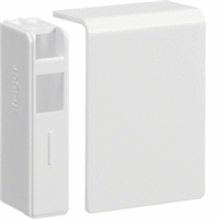 Hager SL2005569016 - SL, eindstuk L/R voor goot 55 mm hoog verkeerswit