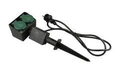 41060 - 2 voudig tuinspies+WCD randaarde 3x1,5 1,5mtr