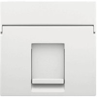 Niko 154-65100 - Centraalplaat data 1x RJ, white coated