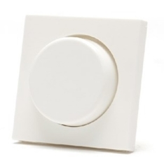 Jung A1740WW - inzetplaat dimmer + knop ex alpin wit a500 (voor moerbevestiging)