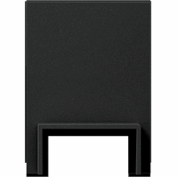 Gira 1068005 - adapter kabel invoer kanaal 13x25 mm K/P System 55 zwart mat