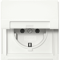 Gira 445466 - wcd randaarde klapdeksel tx 44 zuiver wit