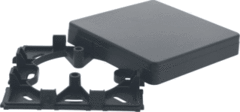 Canalit 934091 - Systeem25 uitbreidingsdoos zwart