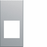 Hager WXD201T - Gallery centraalplaat data/multimedia, 22,5 mm, alulook