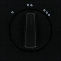 Kopp 375450000 - HK07 - afdekplaat 3-standen mat-zwart