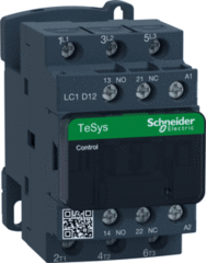 Schneider Electric LC1D12B7 - magneetschakelaar spoelspanning 24v ac