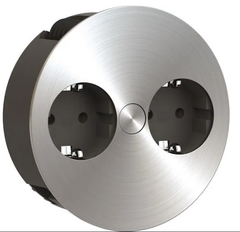 Bachmann 931.000 - twist - 2x 230v - 2mtr randaarde - rvs