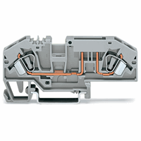 Wago 282-696 - 2-draads zekeringsklem voor platte autozekeringen met testmogelijkheid