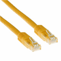ACT IB8803 - cat6 u/utp yellow 3.00m