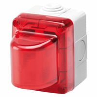 Gewiss *GW27415* - GW27415 - red watertight rcd diffuser lamp