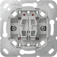 Gira 312800 - drukvlak schakelaar wissel / wissel 2-voudig Basiselement (nieuw model)