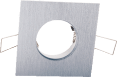 Klemko 876500 - verona inbouw verloopring 80x80mm led-ia-1vrh (aluminium)