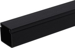 Canalit 952030 - kabelgoot 25x25mm zwart prijs lengte 2 meter