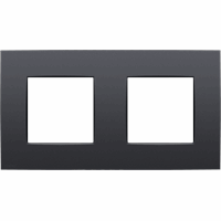 Niko 133-76800 - afdekraam 2-voudig antraciet