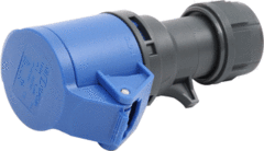 ABL Connectivity K31S20 - cee koppeling, ip44, 16a, 3-polig, 230v, 6h, blauw