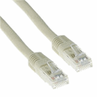 ACT IB8403 - cat6 u/utp ivory 3.00m