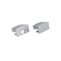 Yphix 50289991 - End caps grijs voor ledstrip profiel Senisa