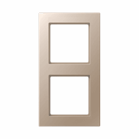 Jung AC582CH - Afdekraam 2-voudig Acreation champagne