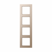 Jung AC584CH - Afdekraam 4-voudig Acreation champagne