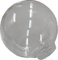 Corodex 2900160HE - schroefkogel 60w pmma helder 160mm (kunststof)