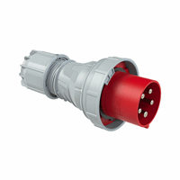 PCE 102285 - 045-6 - cee stekker 125a 5p 400v 6h rood ip67 power twist