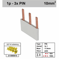 SEP Europe p01003g00 - kam 1-fase 3-polig 17,8mm